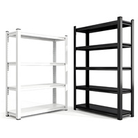 Étagère de rangement métallique sans boulons, unité d'étagérage réglable, étagère de rangement pour atelier