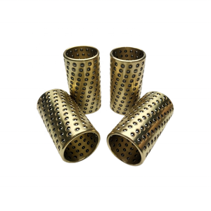 <span class=keywords><strong>Cage</strong></span> à billes en laiton douille linéaire personnalisé Misumi pièces moulées par injection Guide pilier roulement à billes composants rouleau - Product Image 3
