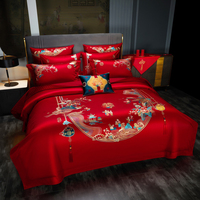 Ensemble de literie couette de luxe couette en coton housse de drap de lit de mariage ensembles de literie King Size Queen Size