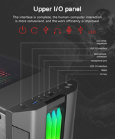 Nouveau ATX/Micro-ATX Gaming PC Gamer Desktop Gaming Computer Cases et Towers Gaming Case