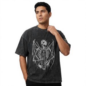 New Trending Men <b>T</b> <b>shirt</b> Men's Black Gothic <b>Skull</b> Short Sleeve <b>T</b>-<b>Shirt</b> Regular Fit O-Neck Cotton Jersey Style - Product Image 1