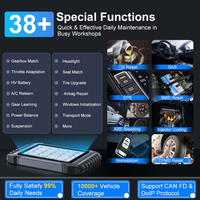 XTOOL D 8W BT V2.0 OBD2 Outil de diagnostic ECU Codage VAG Guidé Bluetooth Automobile Scanner Topologie avec 42 + Réinitialisation