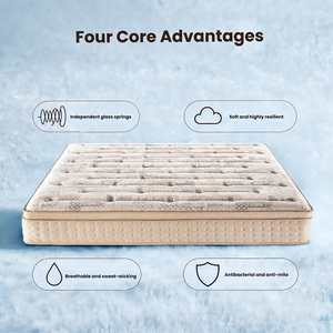Leadream Luxury Vacuum Roll In Carton Box Memory Foam Mattress Fabric Cover King Size <b>Bed</b> Bedroom Mattress - Product Image 4