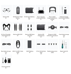 โดรน Matrice 400 รุ่น Global Version สำหรับผู้เริ่มต้น กล้องถ่ายภาพความร้อน 4K Ultra HD ซูม 56 เท่า ไฟ LED วัสดุพลาสติก ระยะบิน 1 กม. ระยะเวลาบิน 21-30 นาที - Product Image 5