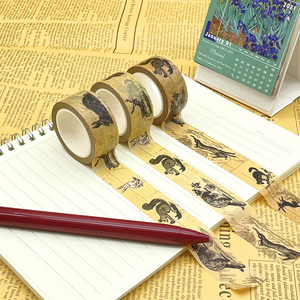 Thấp moq ý tưởng sản phẩm mới <span class=keywords><strong>2025</strong></span> tùy chỉnh phim hoạt hình Washi Băng giấy Sticker trang trí scrapbooking văn phòng phẩm kế hoạch Washi Băng - Product Image 6