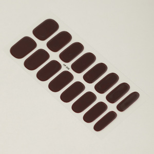 Bandes de vernis à ongles en gel UV semi-durci imperméables, autocollants pour ongles à couverture complète - Product Image 4