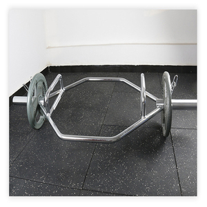 Équipement <span class=keywords><strong>de</strong></span> musculation à domicile Barre d'haltères en acier chromé <span class=keywords><strong>de</strong></span> <span class=keywords><strong>24</strong></span> kg pour l'entraînement <span class=keywords><strong>de</strong></span> la puissance Barre hexagonale ouverte pour la musculation du corps entier - Product Image 2