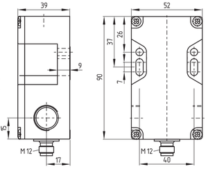 Schmersal <span class=keywords><strong>BNS</strong></span> 16 ST1-AS-V Interruttore di Fine Corsa per Monitoraggio Posizione/Interblocco di Sicurezza IP67 con Alloggiamento in Acciaio Inossidabile - Product Image 3