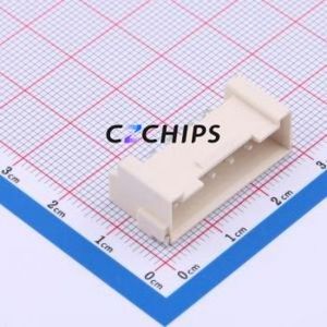 L396VH-06PW Wire-to-Board Pin Header SMD,P=3.96mm Connector 1x6P 3.96mm Horizontal Mount VH - Product Image 1