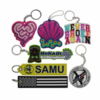 Porte-clés 3D en PVC souple personnalisé avec logo de marque, idéal pour moto et voiture, excellent cadeau