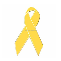 Broche en émail de couleur lavande pour la sensibilisation au cancer, ruban violet pour le syndrome de Rett