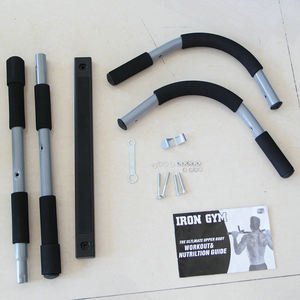 מתכוונן מתכת אופקי כושר משיכת בר הדלת רכוב כוח קיר - Product Image 4