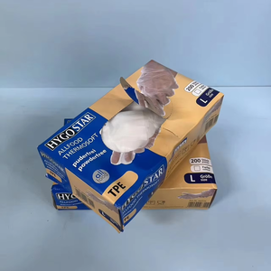 Mitaines en plastique PE <span class=keywords><strong>transparent</strong></span> de qualité alimentaire <span class=keywords><strong>Gant</strong></span> à main <span class=keywords><strong>jetable</strong></span> en polyéthylène Ldpe poly pour le service alimentaire - Product Image 6