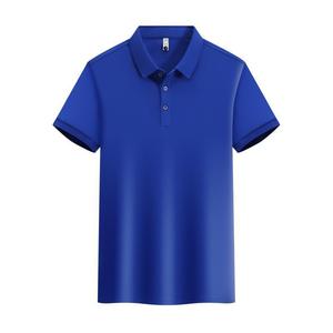 Polo en coton 210g à manches courtes, couleur unie, respirant, pour usage quotidien et professionnel, impression de logo personnalisée - Product Image 2