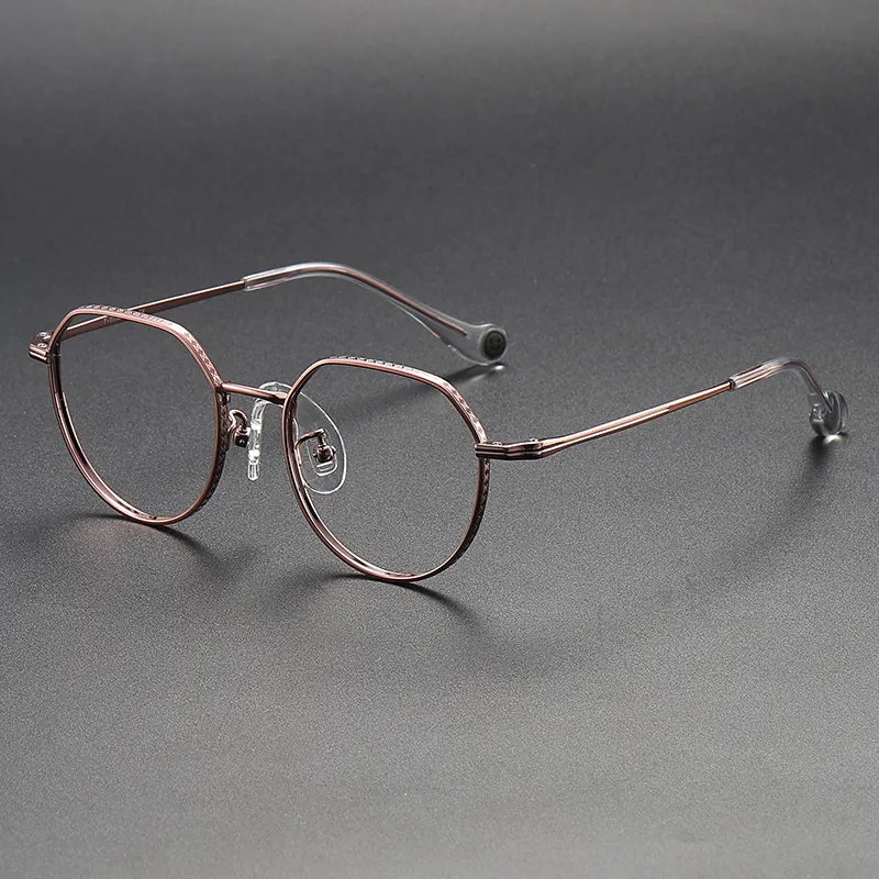 Monturas de anteojos de diseñador de lujo a la moda 80952, monturas de gafas ópticas italianas, gafas con filtro de luz azul, gafas para niños y adolescentes