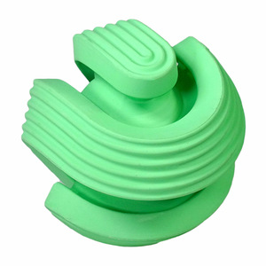 ของเล่นฝึกสุนัขกลางแจ้งแบบขายส่ง ของเล่นเคี้ยวแบบมีช่องใส่อาหาร ของเล่นกัดไม่ขาดง่าย ลูกบอลยางจ่ายอาหาร - Product Image 2