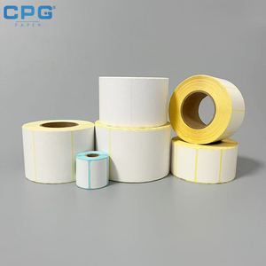 Étiquettes thermiques personnalisées en usine, rouleau de 38x25mm, surface brillante, autocollantes, pour factures et services, papier thermique - Product Image 1