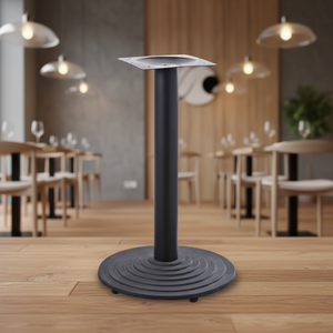 <span class=keywords><strong>Pied</strong></span> de <span class=keywords><strong>table</strong></span> en <span class=keywords><strong>fonte</strong></span> robuste, base <span class=keywords><strong>ronde</strong></span>, support de piétement pour tables de restaurant nord-américaines - Product Image 4