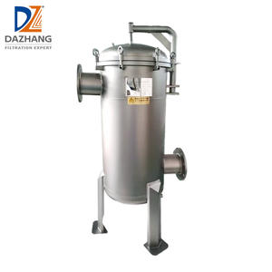 Filtre à sacs personnalisable <span class=keywords><strong>DZ</strong></span>, neuf, 20 sacs, en acier inoxydable 304/316L, pour l'industrie alimentaire et des boissons, débit max. 400 T/H, 10m - Product Image 1