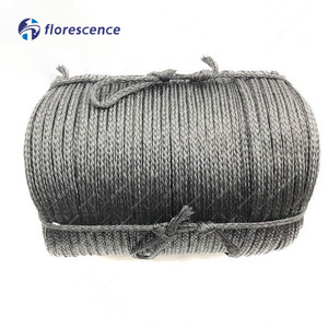 10mm noir polyéthylène tressé PE filet de pêche corde 16 brins flottant emballage corde - Product Image 4