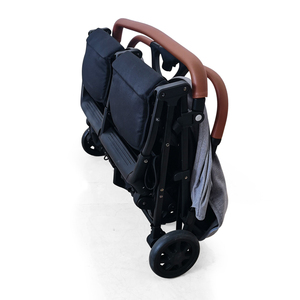 Poussette Double pour enfant, en forme de poussette simple et pliable, compacte, Double face, pour bébés - Product Image 6