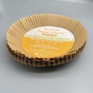 Papier sulfurisé double face en silicone pour friteuse à air, résistant à la chaleur, antiadhésif, résistant à la graisse, 36-42 g/m², pour friture à l'air, rôtissage, cuisson - Product Image 3
