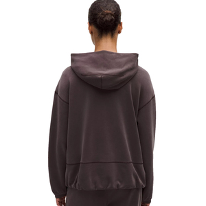 Sudadera con capucha de forro polar grueso para mujer, estilo urbano, con cremallera, para invierno, con logo personalizado, fácil de llevar, elegante, cómoda, para gimnasio, a la moda. - Product Image 1