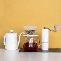 Timemore פרימיום אריזת מתנה חיצוני נסיעות בטפטוף קפה קפה סט עם מטחנת קפה ידנית