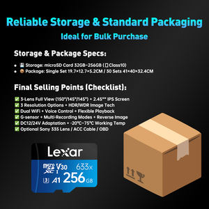 พร้อมจัดส่ง กล้องติดรถยนต์ 4K 3 ช่องทาง กล้องบันทึกภาพหน้ารถและหลังรถ พร้อมระบบมองเห็นในเวลากลางคืน เลนส์คู่ - Product Image 6