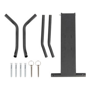 رف للياقة البدنية مثبت على الحائط ، صالة الألعاب الرياضية المنزلية الثقيلة ، شريط السحب لأعلى - Product Image 6