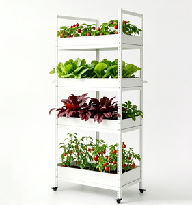 Scaffale per <span class=keywords><strong>Piante</strong></span> da Giardino in Acciaio Inossidabile Ecologico con Montaggio Facile per <span class=keywords><strong>Piante</strong></span> Verdi - Product Image 2