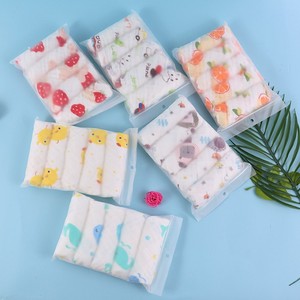 ผ้าขนหนูผ้ากอซสำหรับเด็กชิโดว์ 25x25 ซม. ผ้าฝ้าย 6 ชั้นพิมพ์ลายการ์ตูนผ้าเช็ดหน้าสำหรับทารกแพ็ค 5 ผืน - Product Image 4