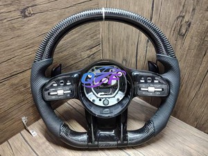 Volant entièrement en cuir pour <span class=keywords><strong>Mercedes</strong></span>-Benz AMG (compatible avec les modèles : <span class=keywords><strong>S223</strong></span>, C206, 232, E213, W223, W222, W211, W206) - Product Image 4