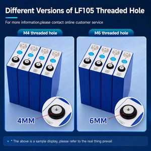 แบตเตอรี่ LiFePO4 105Ah รุ่น LF105 เกรด A 3.2V แบบแท่งปริซึม 100Ah/105Ah แบตเตอรี่ลิเธียมไอรอนฟอสเฟตสำหรับระบบกักเก็บพลังงาน - Product Image 5