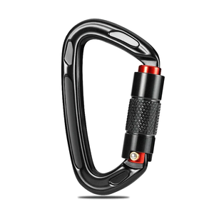 Mosquetón Profesional de Escalada 24KN, Forma de D, Aluminio Aeronáutico, Cierre de Seguridad, Equipo de Montañismo para Exteriores - Product Image 6