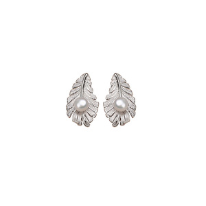 Ensemble d'accessoires DIY faits à la main en argent 925, feuille, plume, boucles d'oreilles brossées, pendentif, bague, support creux pour perles, plaqué or, emballé dans un sac - Product Image 5