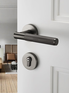 Golden Key Operated Mute Magnetic Wooden <b>Door</b> Lock for Bedroom and Bathroom American Style - Product Image 4