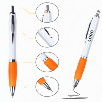 Stylos à bille personnalisés avec logo, vente en gros, stylos à bille pour l'école, cadeaux promotionnels en plastique