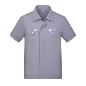 Uniforme de trabajo de manga corta de alta calidad, camisa de trabajo para hombres, uniforme de trabajador de construcción - Product Image 4