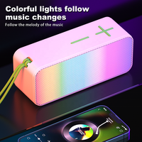 Maimi speaker game portabel kecil, lampu LED bluetooth USB nirkabel RGB pemutar mp3 mikrofon pesta musik
