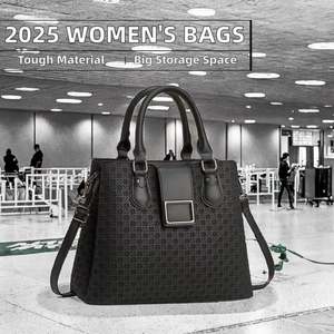 Bolso de Mensajero Grande de Cuero para Mujer, con Correa de Hombro Cruzada, Elegante y Chic - Product Image 3