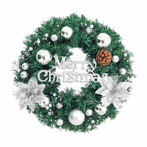 Guirnalda Navideña Artificial con Bolas de Navidad para Decoración, 40/50 cm, Adorno Colgante para el Hogar, Decoración Navideña de PVC - Product Image 4