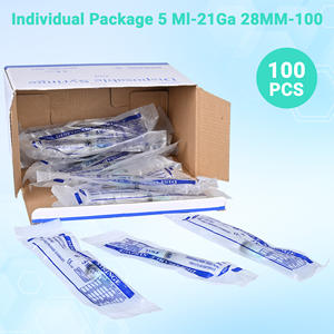 <span class=keywords><strong>Seringue</strong></span> vétérinaire jetable de sécurité Luer Lock 1 ml <span class=keywords><strong>21G</strong></span>, équipement médical - Product Image 4