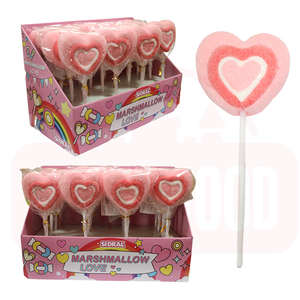 Holeywood 3D Sucette à la guimauve en forme <span class=keywords><strong>de</strong></span> <span class=keywords><strong>cœur</strong></span> 28g Bonbons aux fruits multicolores Sucre halal Fait pour la Saint-Valentin Boîte <span class=keywords><strong>de</strong></span> glaçage - Product Image 2