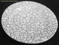 Vente en gros d'assiettes en plastique blanc en mélamine de qualité alimentaire imitant la porcelaine assiette ronde plate pour le service de fête de mariage