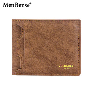 Wholesale New Men's Short Wallet Pu <strong>Change</strong> Wallet Card <strong>Bag</strong> for Men Menbense Wallet Cheap