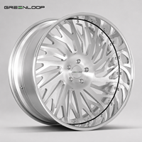 GREENLOOP Jantes forgées 2/3 pièces 24X10 24X9 26X10 26x10 28X9 28x10 5x127 5x120.65mm pour Caprice Impala C1500 1990 Cutlass 1980