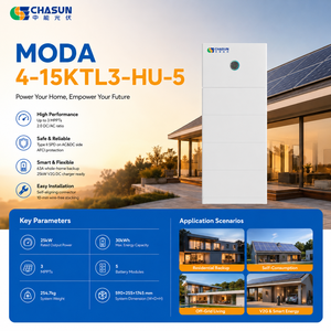 CHASUN 25kWh 5-Batterie MODA Split All-in-One ESS 10kW Inverter <span class=keywords><strong>3</strong></span> MPPT 20A 98.6% Efficienza 63A Backup Ibrido Impilabile Grid CAN per Casa - Product Image 4