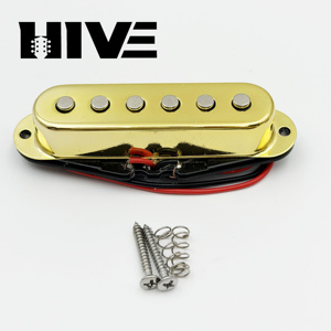 HIVE Cubierta Protectora de Pastilla de <span class=keywords><strong>Guitarra</strong></span> Eléctrica de Bobina Única de Latón de Alta Calidad con Imán Cerámico SSS 48 50 52mm para <span class=keywords><strong>Guitarra</strong></span> Eléctrica ST - Product Image 4