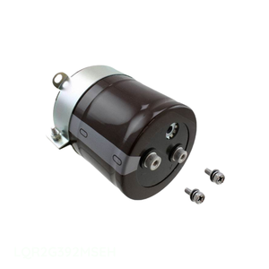 Distribuidor Autorizado, Condensador de Montaje en Chasis de 3900 uF, CAP ALUM 3900UF 20% 400V SCREW LQR2G392MSEH - Product Image 1